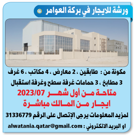 workshop-for-rent-in-birkat-al-awamer-big-0